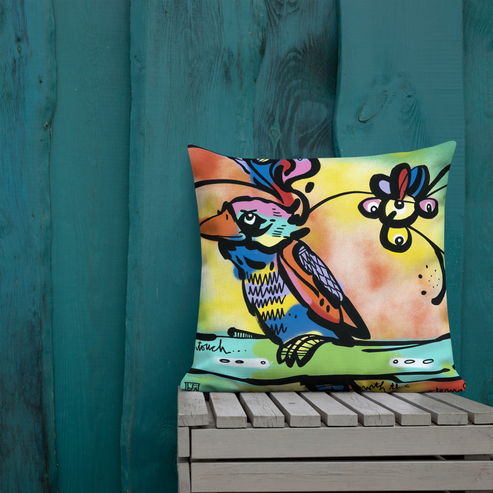 In Touch With The Eternal – Lebo Premium Throw Pillow
